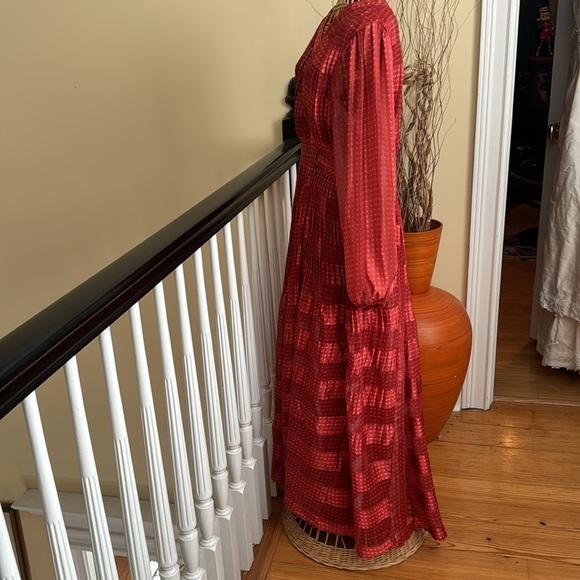 Let me be Anthropology maxi dress like a burnt orange - Picture 2 of 7